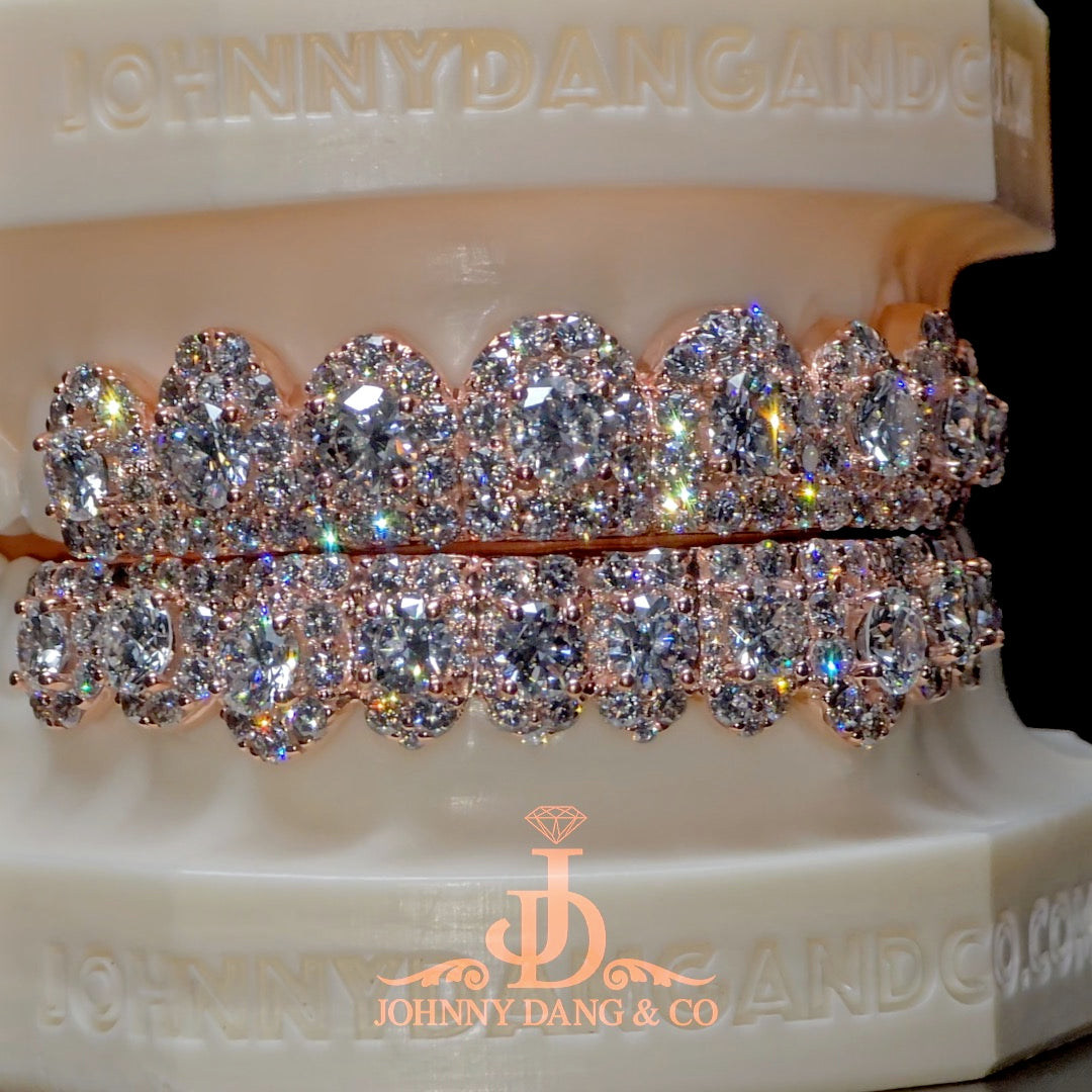GIA "Honeymoon" Set Grillz Rose Gold (Pull Out) ✅
