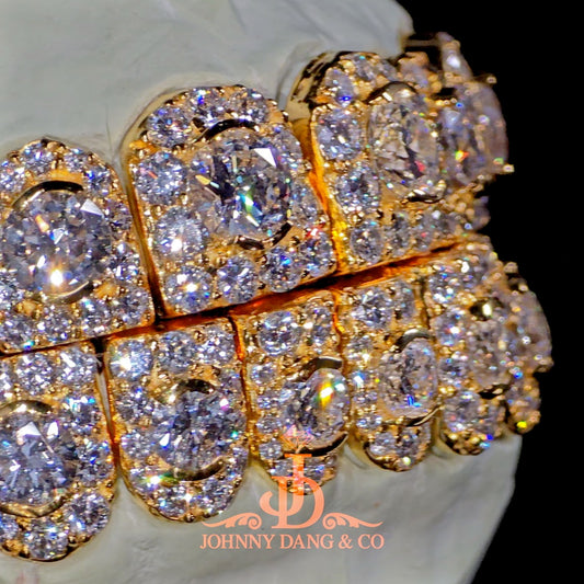 GIA "Honeymoon" Set Grillz Yellow Gold (Perms) ✅