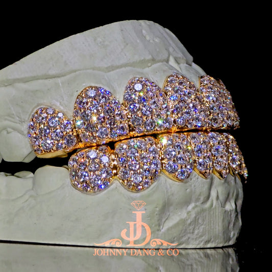 Flawless BBHoneycomb Set Grillz Yellow Gold (Pull Out) ✅