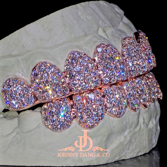 Flawless BBHoneycomb Set Grillz Rose Gold (Pull Out) ✅