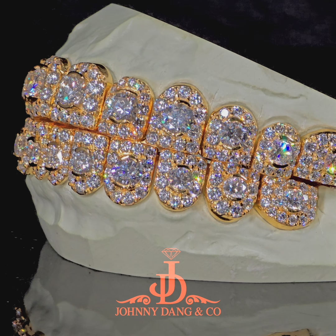 GIA "Honeymoon" Set Grillz Yellow Gold (Perms) ✅