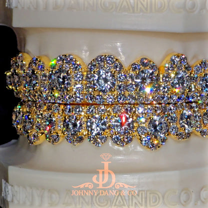 GIA "Honeymoon" Set Grillz Yellow Gold (Pull Out) ✅